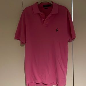 Pink polo shirt